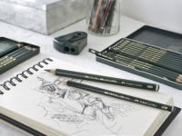 Карандаш чернографитный Faber-Castell "CASTELL-9000" 5В
