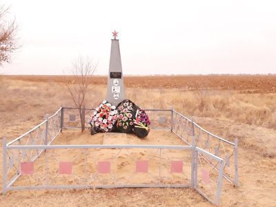 Братская могила советских воинов, погибших в период Сталинградской битвы