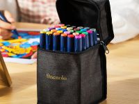 Набор спиртовых маркеров Finenolo (2 пера:кисть+долото) 30 цветов в сумке-пенале