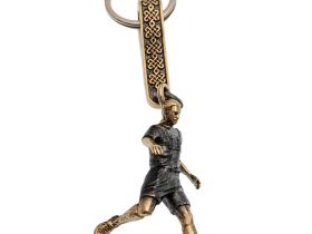 Брелок Футболист, бронза