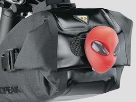 Велосумка подседельная Topeak Wedge DryBag, средняя (черный)