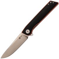 Складной нож Капрал Техно, сталь N690, рукоять G10 черно-оранжевый