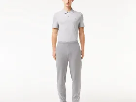 Мужские брюки Lacoste для спорта из меланжевой смеси хлопка
