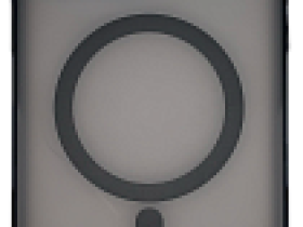 Чехол-накладка Mosbros Mag Comfortable для Apple iPhone 15 Pro пластиковый прозрачно-черный (черная рамка)