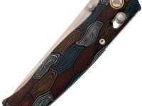 Складной нож SRM Medal 255l-GQ2, сталь 140Cr Laminated, рукоять Damascus G10