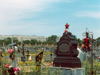 Могила К.Н. Самойловой - борца за раскрепощение трудящихся женщин