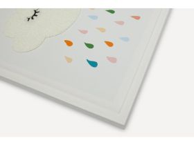 Постер детский Рэйни Белый 40x40