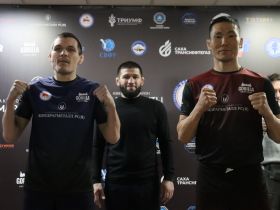 Участники Кубка Ил Дархана по смешанным единоборствам встретились лицом к лицу