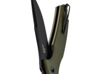 Складной нож Mr.Blade Hellcat Blackwash, сталь VG-10, военный стиль, рукоять Olive G10