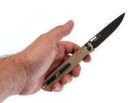 Складной нож Mr.Blade Wasp Tan, сталь D2, BW, рукоять песочный G-10