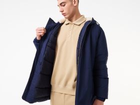 Мужская стёганая куртка Lacoste