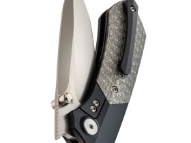 Складной нож Remette Meteor, сталь M390, рукоять Titanium Alloy/Carbon Fiber