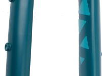 Жесткая алюминиевая вилка Format 5221 1-1/8-1.5 28&quot; (бирюзовый 223 мм эксцентрик 9 мм шток 1 1/8&quot;-1.5&quot; (28.6 мм - 38.1 мм), алюминий для дисковых тормозов)