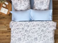 Постельное белье Azzurro, голубое