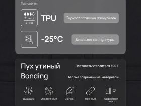 Пуховик с натуральным пухом