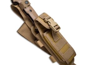 Складной нож Fox Meskwaki Tracker, сталь N690 DLC, рукоять стеклотекстолит G-10, коричневый