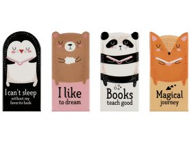 Закладки магнитные для книг MESHU "Book lovers" 4 шт