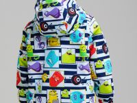 Куртка текстильная с полиуретановым покрытием для мальчиков (ветровка)