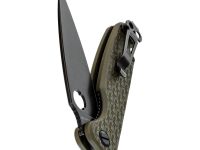 Складной нож Daggerr Piranha olive BW DL, сталь 8Cr14MoV, рукоять FRN