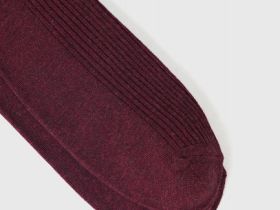 Носки в рубчик, Красный