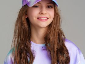 Кепка текстильная для девочек