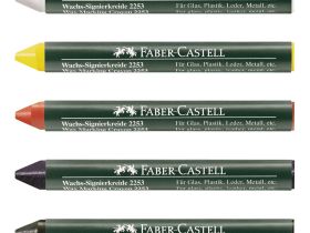 Мелок восковой Faber-castell Красный