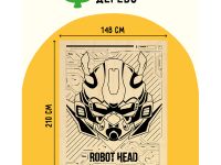 Набор досок для выжигания по дереву ТРИ СОВЫ "Роботы-трансформеры", 4шт., 15*21см, пакет с европодве