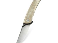 Нож складной Bestech Swift, сталь D2, рукоять микарта, бежевый