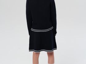 Комплект: кардиган, юбка