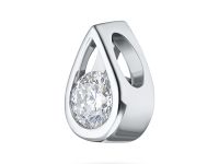 Подвеска из белого золота с бриллиантом э0901пд12102500