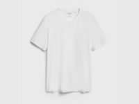 Футболка с V-вырезом, Белый