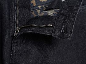 Джинсы с принтом для девочек, Серый