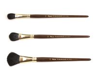 Кисть коза черная №12 овальная Pinax "Poseidon 827" короткая ручка