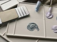 Палитра-веер складная, большая