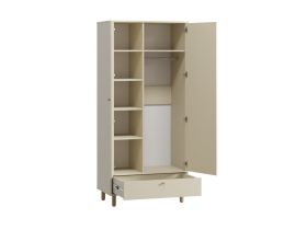 Распашной шкаф Дикинс 2-85x190 Светло-бежевый