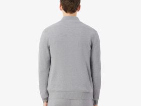 Мужской свитер Lacoste на молнии из органического хлопка