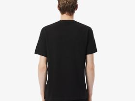 Мужская хлопковая футболка Lacoste из смеси льна