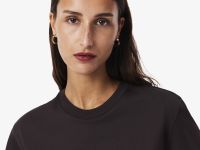 Женская футболка Lacoste Loose Fit из мягкого хлопка