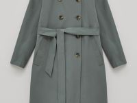 Плащ А-силуэта с поясом