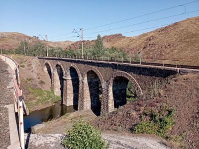 Немецкий железнодорожный мост-виадук