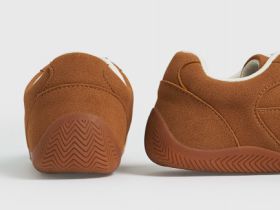 Кеды из искусственной замши для девочек, Оранжевый