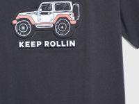 Футболка с принтом для мальчиков, Серый