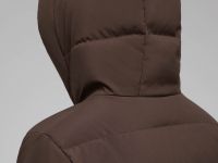 Длинный пуховик с натуральным пухом