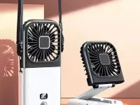 Портативный вентилятор-Power Bank Xiaomi F30 Pro 3000mAh (белый)