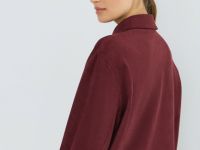 Рубашка из искусственной замши, Фиолетовый