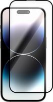 Защитное стекло Krutoff Premium для Apple iPhone 15 Pro с чёрной рамкой