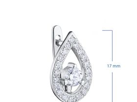 Серьги из белого золота э4712сг08071300