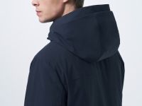 Утеплённая парка с накладными карманами, Синий