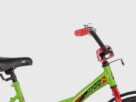 Детский велосипед Novatrack Strike 20, год 2022, цвет Зеленый