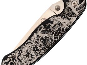 Складной нож Steelclaw "Крыса" Змея, сталь VG10, рукоять алюминий